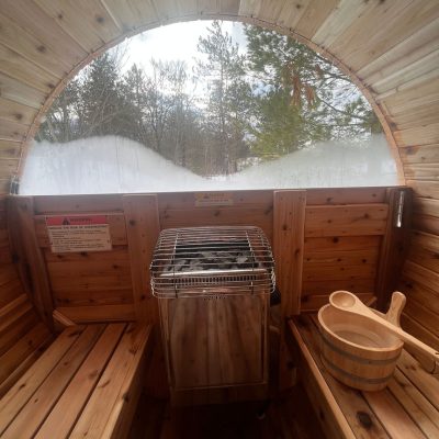 Opposite Window Sauna